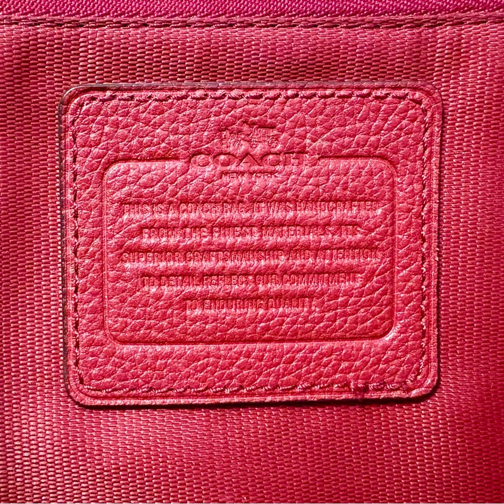 Red Coach Bag - Picture 7 of 7